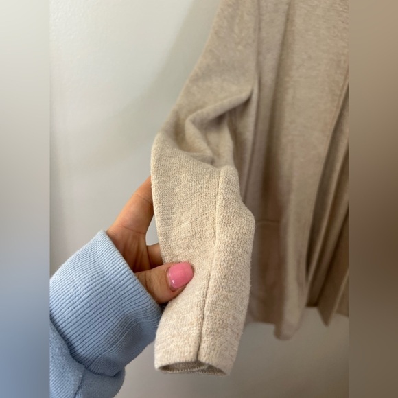 J. Crew Cardigan Blazer Cream Knit Medium - Picture 5 of 7